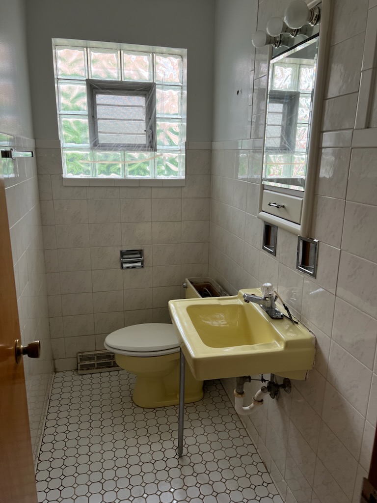 Bathroom before renovation