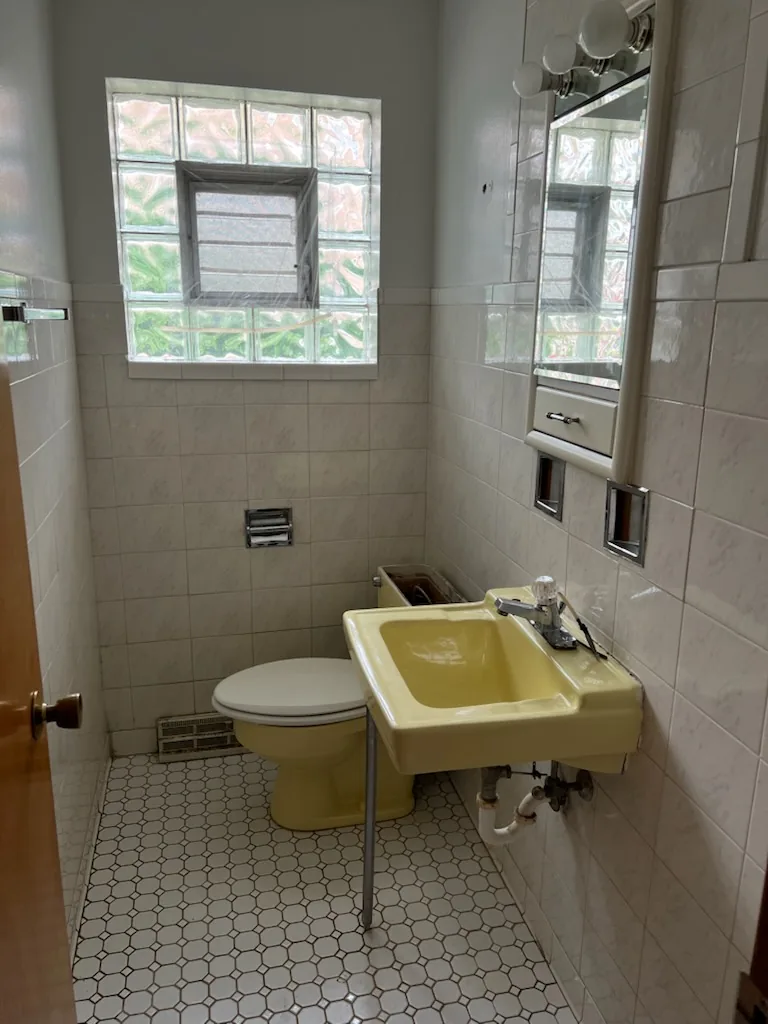 Bathroom before