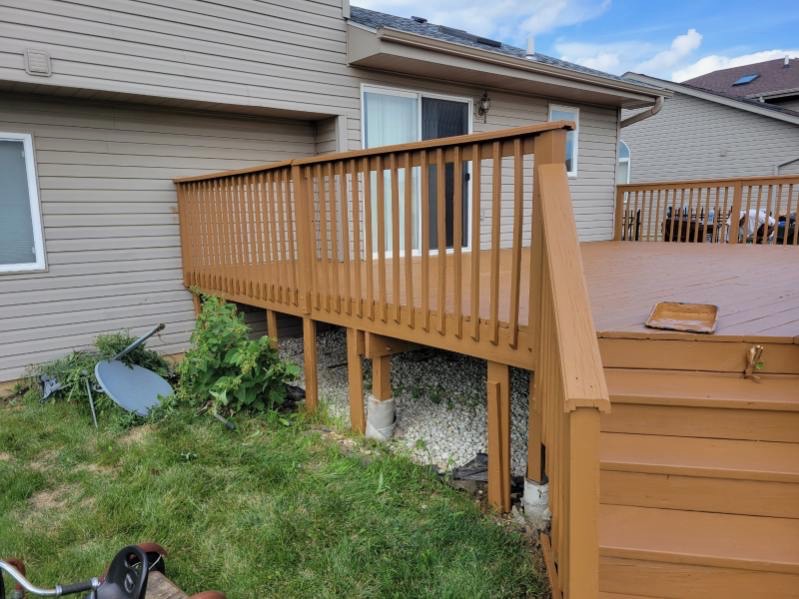 Deck after renovation