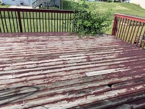 Deck before