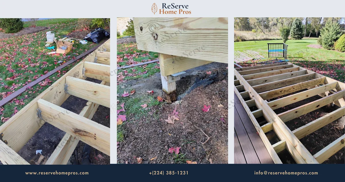 Eric's custom composite deck build in Palatine